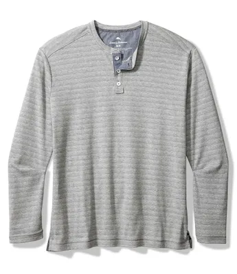 Tommy Bahama Big & Tall Shadow Bay Long Sleeve Henley Shirt