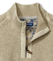 Tommy Bahama Big & Tall Sunbreak Raglan Sleeve Half-Zip Pullover