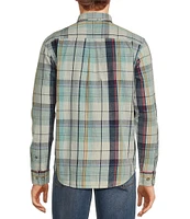 Tommy Bahama Big & Tall Tortola Sunwash Check Long Sleeve Woven Shirt