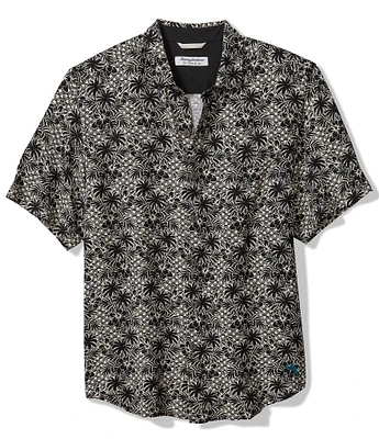 Tommy Bahama Big & Tall Veracruz Cay Palm Cascade Short Sleeve Shirt