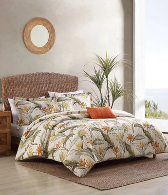 Tommy Bahama Birds Of Paradise Cotton Comforter & Sham Bonus Set