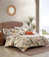 Tommy Bahama Birds Of Paradise Cotton Reversible Duvet Cover Mini Set