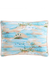 Tommy Bahama Bon Voyage Cotton Reversible Quilt Mini Set