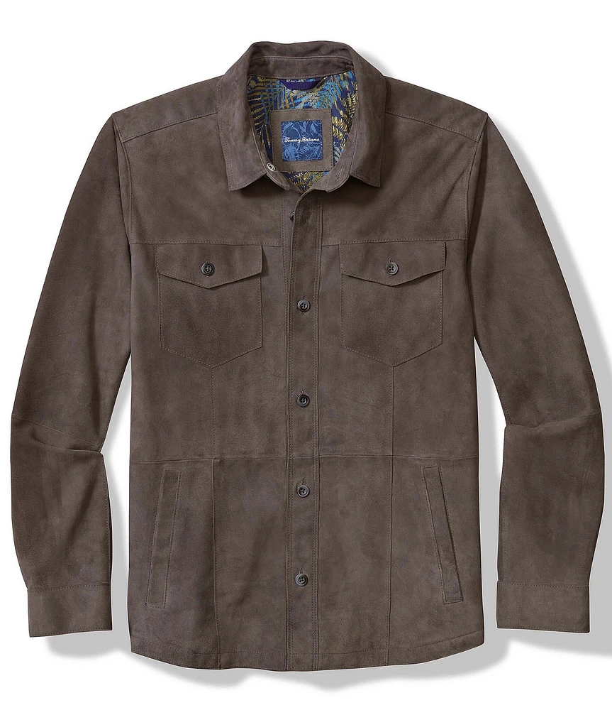 Tommy Bahama Boulder Ridge Suede Shirt Jacket