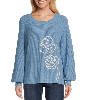 Tommy Bahama Breezy Beach Crew Neck Long Sleeve Sweater