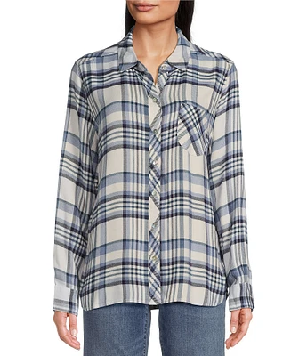 Tommy Bahama Breezy Shoreline Lightweight Long Sleeve Button Front Flannel