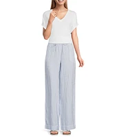 Tommy Bahama Cabana Stripe High Rise Easy Pants