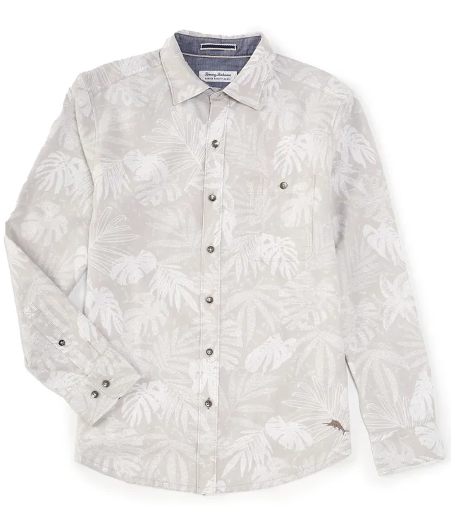 Lids Army Black Knights Tommy Bahama Forest Fronds Button-Up Shirt - Oatmeal