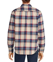 Tommy Bahama Canyon Beach Windowpane Long Sleeve Flannel Shirt