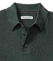 Tommy Bahama Capital Long Sleeve Cashmere-Blend Polo Sweater