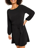 Tommy Bahama Carmela Long Sleeve Self-Tie Dress