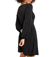 Tommy Bahama Carmela Long Sleeve Self-Tie Dress