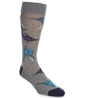 Tommy Bahama Catch Of The Day Crew Dress Socks