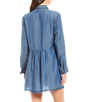 Tommy Bahama Chambray Boyfriend Swim Cover Up Shirt