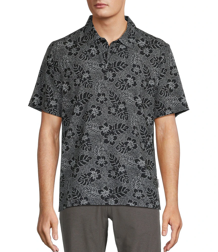 Tommy Bahama Coast Aloha Geo Short Sleeve Polo Shirt