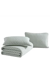 Tommy Bahama Coastal Batik Cotton Reversible Quilt Mini Set