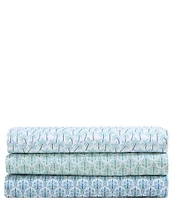Tommy Bahama Coastal Batik Printed Cotton Sheet Set