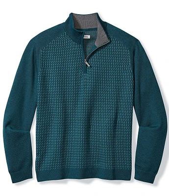 Tommy Bahama Coastal Shores Quarter Zip Sweater