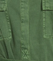 Tommy Bahama Coastal Twill Short Sleeve Button Front Shirt Dress