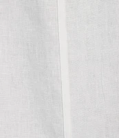 Tommy Bahama Coastalina Solid Linen Plain Weave V-Neck Sleeveless Tassel Tie Tank