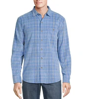 Tommy Bahama Coastline Cord Bisa Check Long Sleeve Woven Shirt