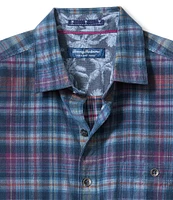 Tommy Bahama Coastline Cord Harbor Check Long Sleeve Corduroy Multi-Plaid Shirt