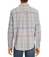 Tommy Bahama Coastline Cord Harbor Check Long Sleeve Corduroy Multi-Plaid Shirt