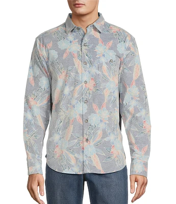 Tommy Bahama Coastline Cord Shoreline Vines Long Sleeve Woven Shirt