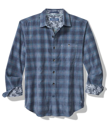 Tommy Bahama Coastline Ombre-Checked Long Sleeve Corduroy Shirt