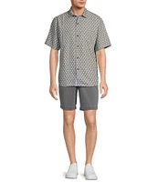 Tommy Bahama Coconut Point Dos Rios Geo Short Sleeve Woven Shirt