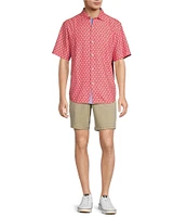 Tommy Bahama Coconut Point Dos Rios Geo Short Sleeve Woven Shirt