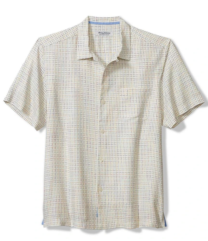 Tommy Bahama Coconut Point Prismatic Check Short Sleeve Woven Shirt