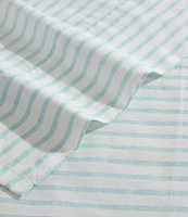 Tommy Bahama Cool Beach Stripe Cotton Percale Sheet Set
