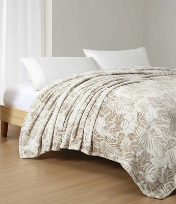 Tommy Bahama Costa Blanca Ultra Soft Plush Fleece Bed Blanket