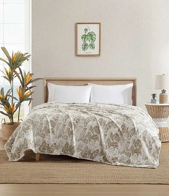 Tommy Bahama Costa Blanca Ultra Soft Plush Fleece Bed Blanket