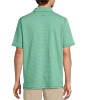 Tommy Bahama Costa Wave Performance Stretch Short Sleeve Polo Shirt