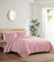 Tommy Bahama Distressed Water Leaves Cotton Quilt Mini Set