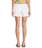 Tommy Bahama Ella Flat Front Stretch Denim Shorts