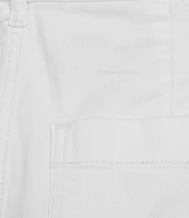 Tommy Bahama Ella Flat Front Stretch Denim Shorts
