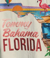 Tommy Bahama Embroidered Silk Florida Paradise Shirt