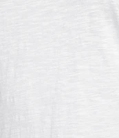 Tommy Bahama Eyelet Embroidery Cotton Lux Tee Shirt