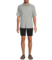Tommy Bahama Fairview Fronds Short Sleeve Jacquard Woven Shirt