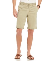 Tommy Bahama Flat Front Straight Fit Stretch Sateen 10#double; Inseam Boracay Shorts