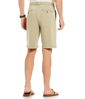 Tommy Bahama Flat Front Straight Fit Stretch Sateen 10#double; Inseam Boracay Shorts