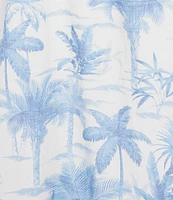 Tommy Bahama Fortuna Fronds Cotton Poplin Midi Dress