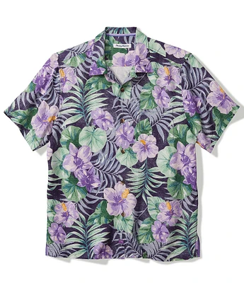 Tommy Bahama Fridas Garden Floral Print Short Sleeve Shirt