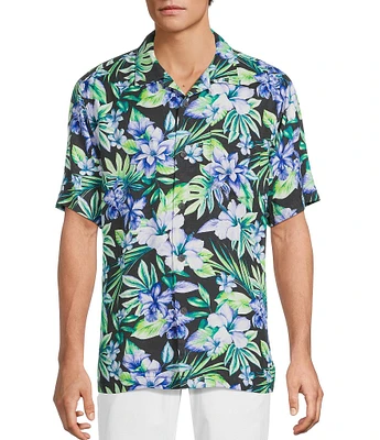 Tommy Bahama Garden Grotto Short Sleeve Woven Camp Shirt