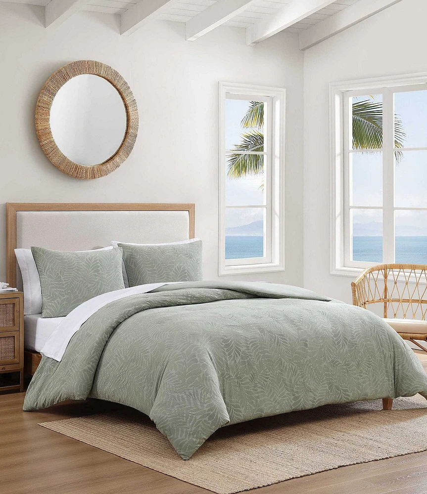 Tommy Bahama Harbor Palm Cotton Duvet Cover Mini Set