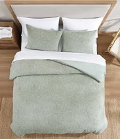Tommy Bahama Harbor Palm Cotton Duvet Cover Mini Set