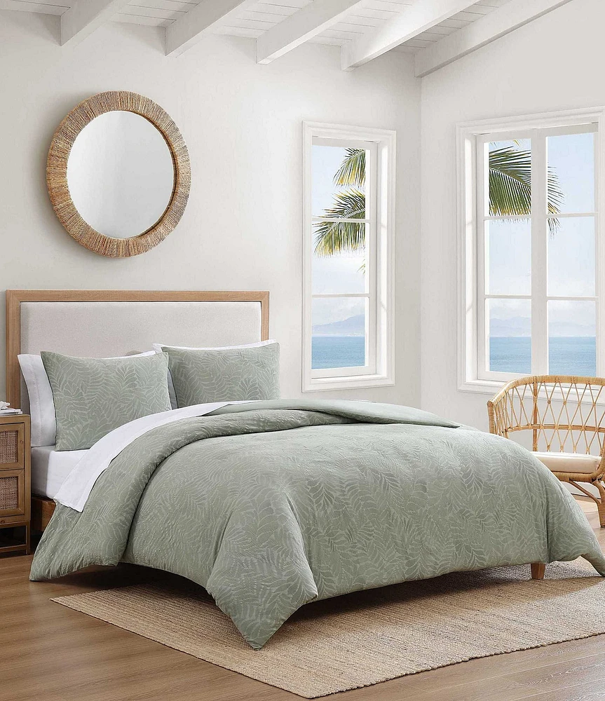 Tommy Bahama Harbor Palm Cotton Reversible Comforter Mini Set